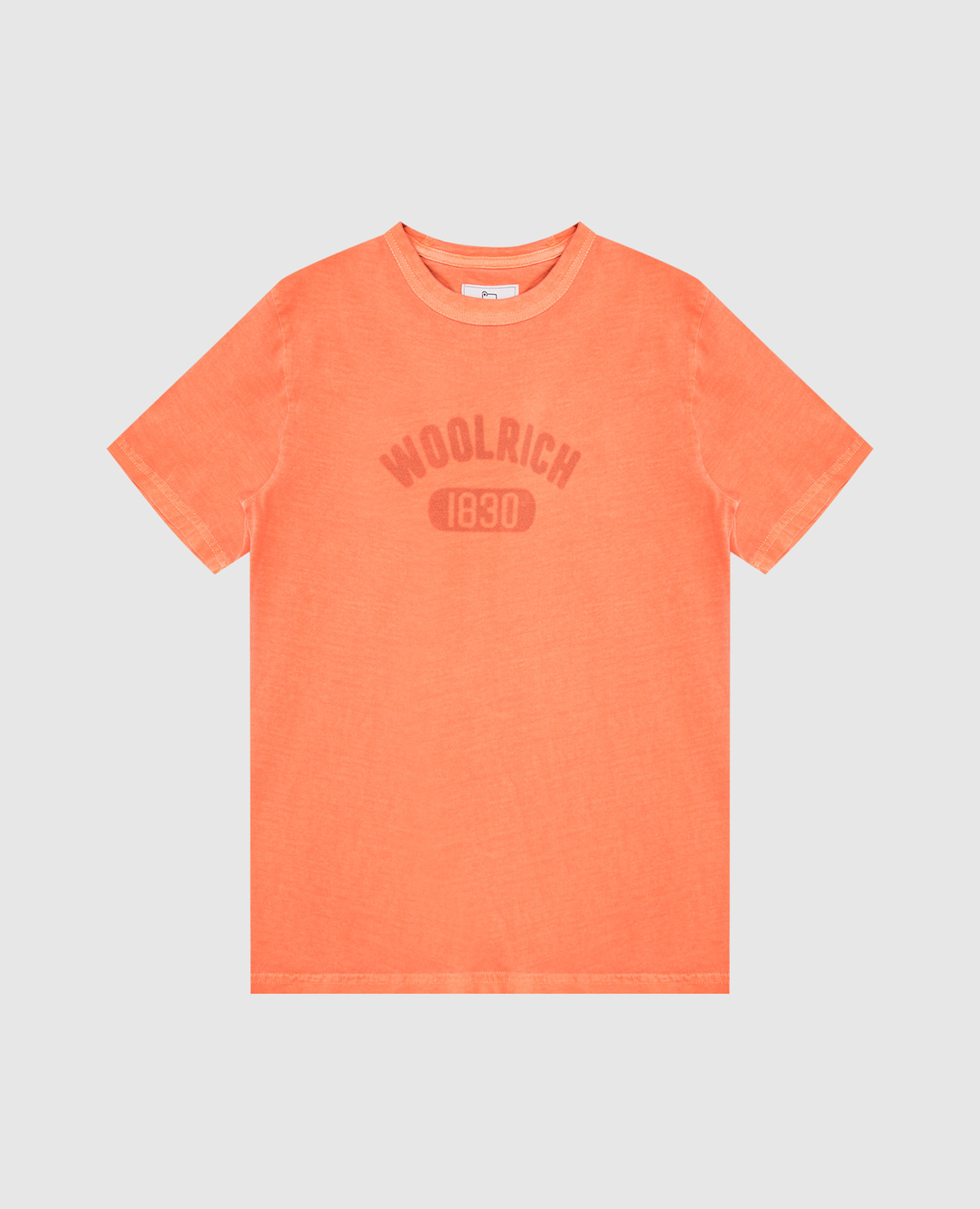 

Children's orange t-shirt with logo print Woolrich