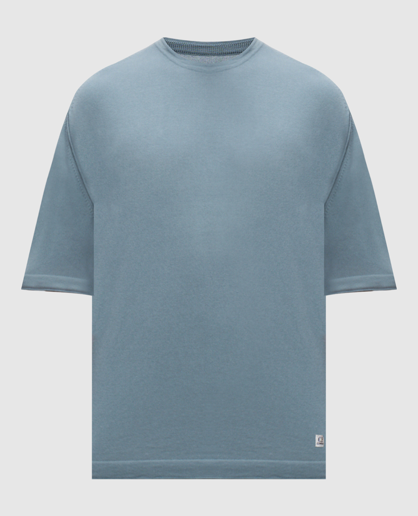 

Blue t-shirt with logo patch C.P. Company