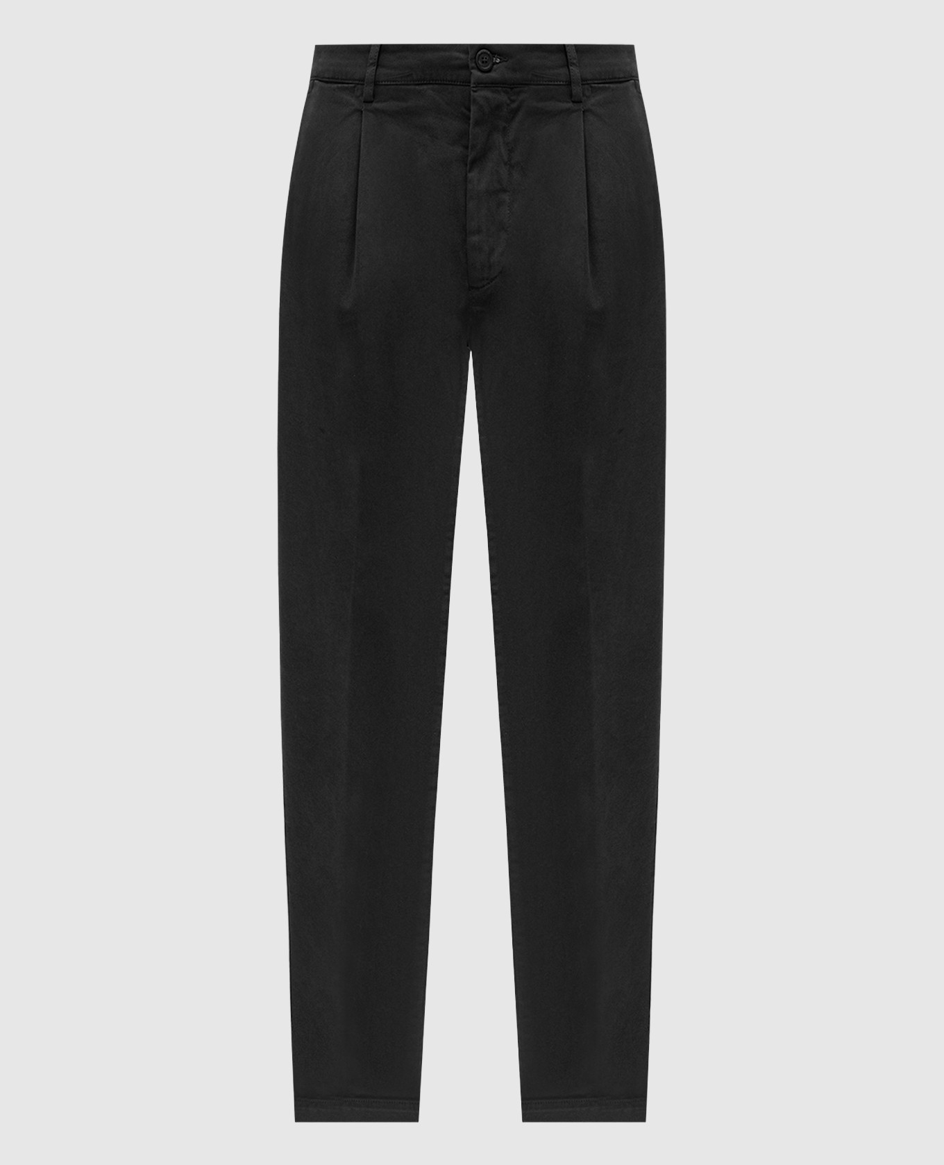 

Gray chinos with metallic logo Peserico, Grey