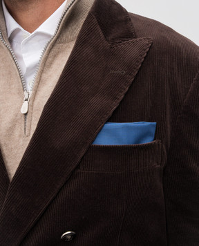 Stefano Ricci Blue handkerchief-pache FZCOR122B