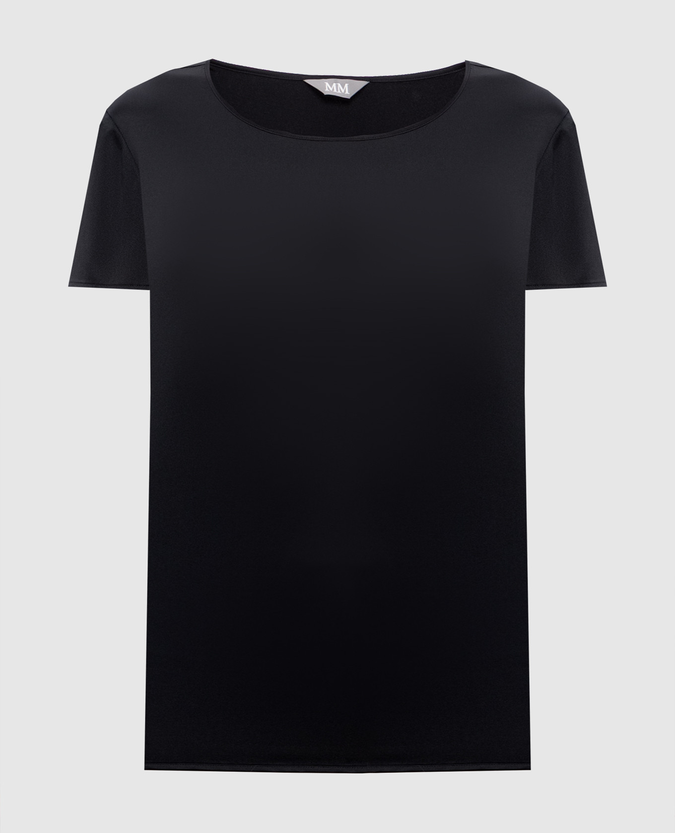 Black silk top CORTONA Max Mara