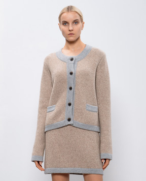 LISA YANG Beige cardigan Mari with cashmere 2024275