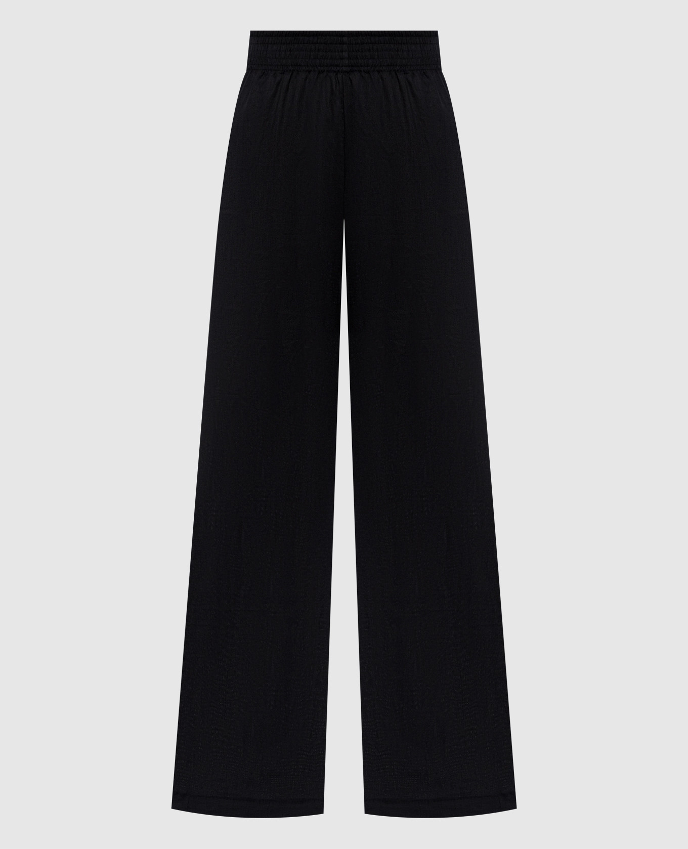 

Black linen pants Ermanno Scervino