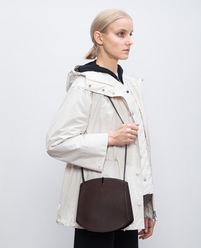 Savette Florence brown leather saddle bag H03201