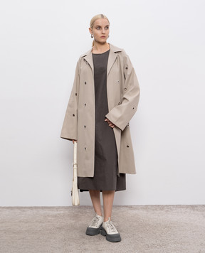 Sofie D`Hoore Gray dress DEVA DEVACOZE