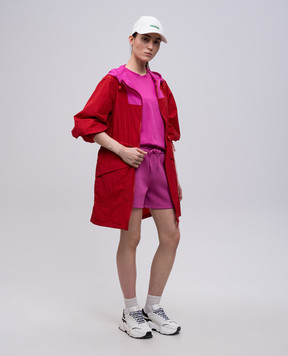 Mackage Red ALYSTER windbreaker with logo ALYSTER