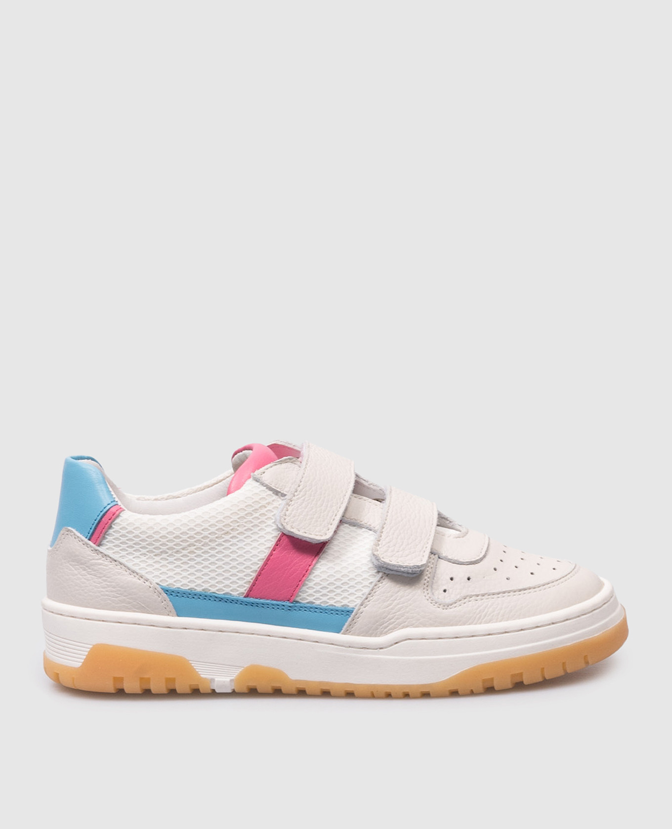 Children's beige combined sneakers zecchino d'oro