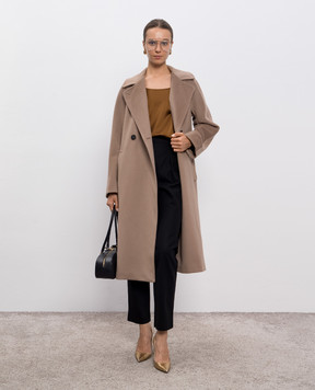 Max Mara Brown PAN silk top PAN