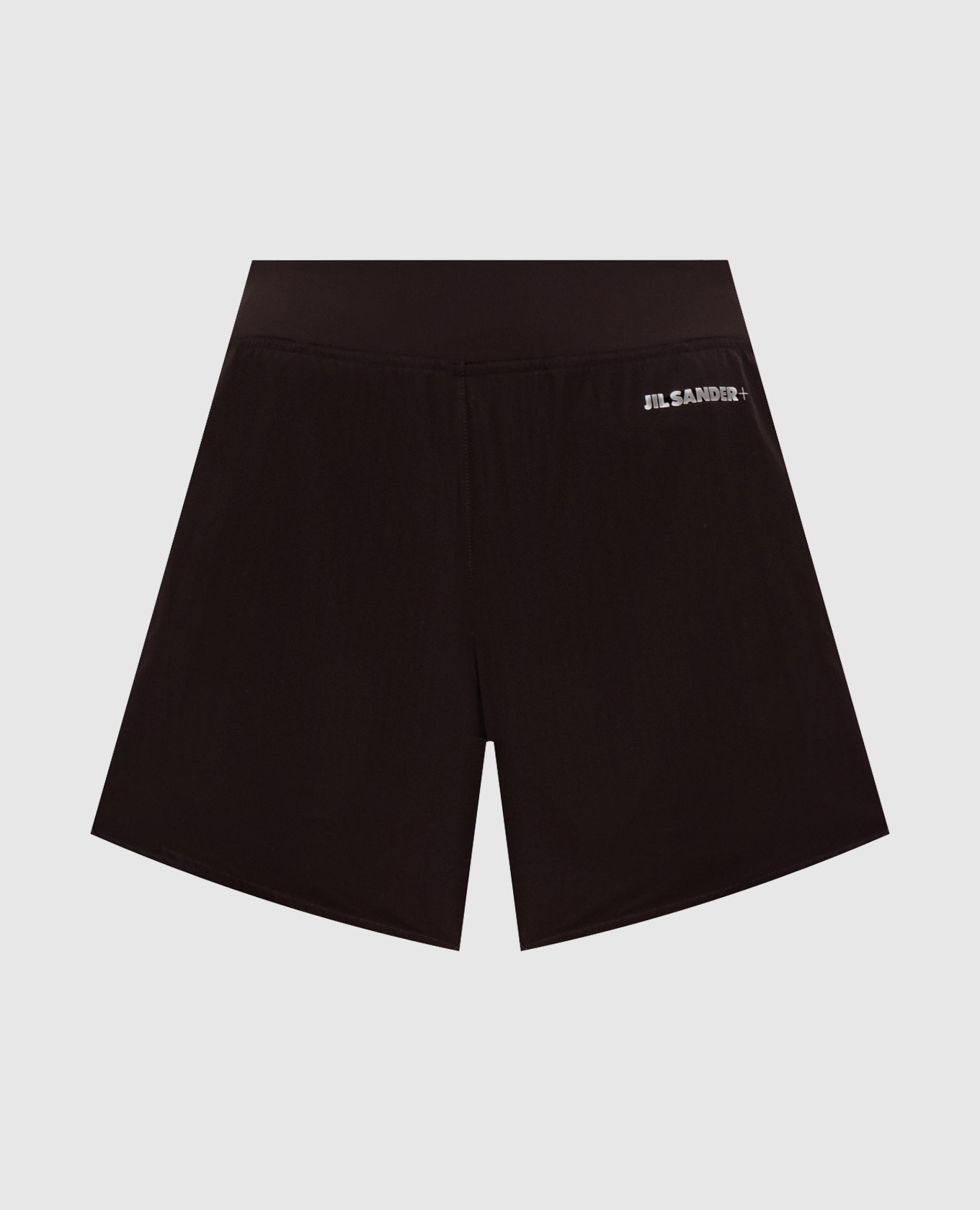 

Brown shorts with logo Jil Sander