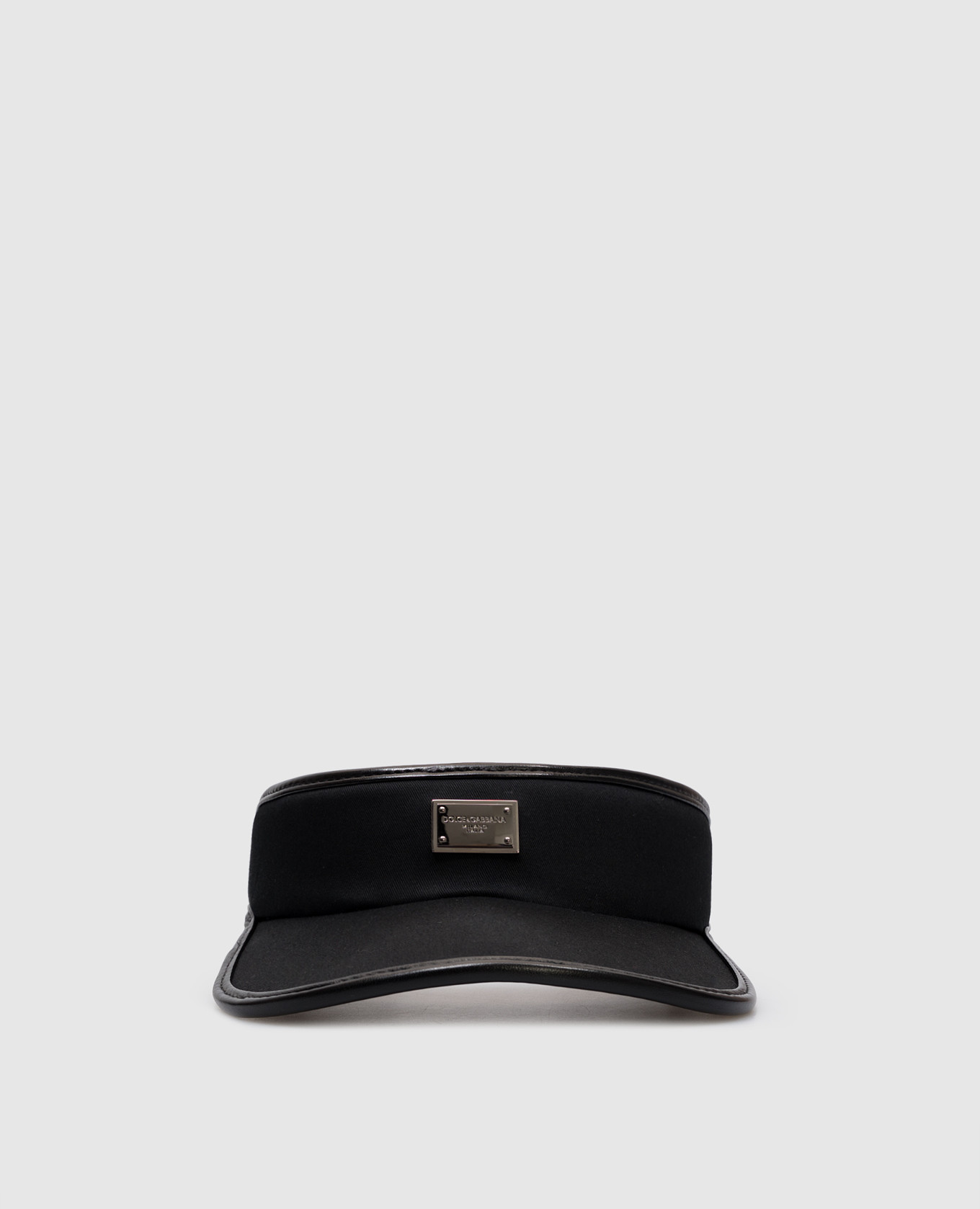 Black visor with logo Dolce&Gabbana