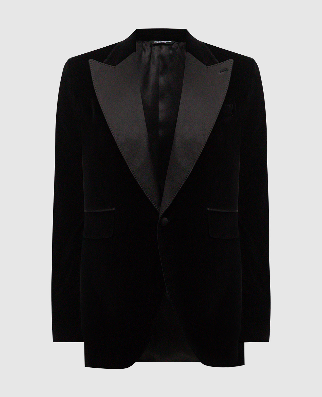 Black velvet jacket Dolce&Gabbana