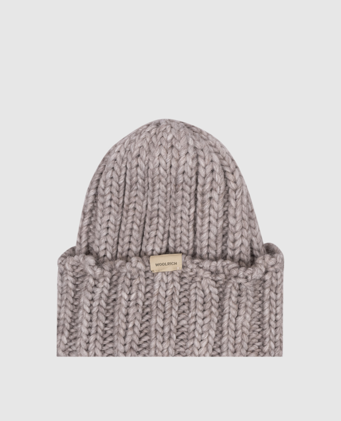 Gray cap with wool woolrich