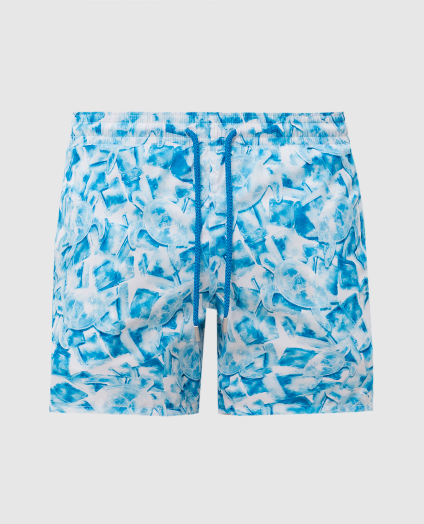 Blue iced turtles printed swim shorts vilebrequin
