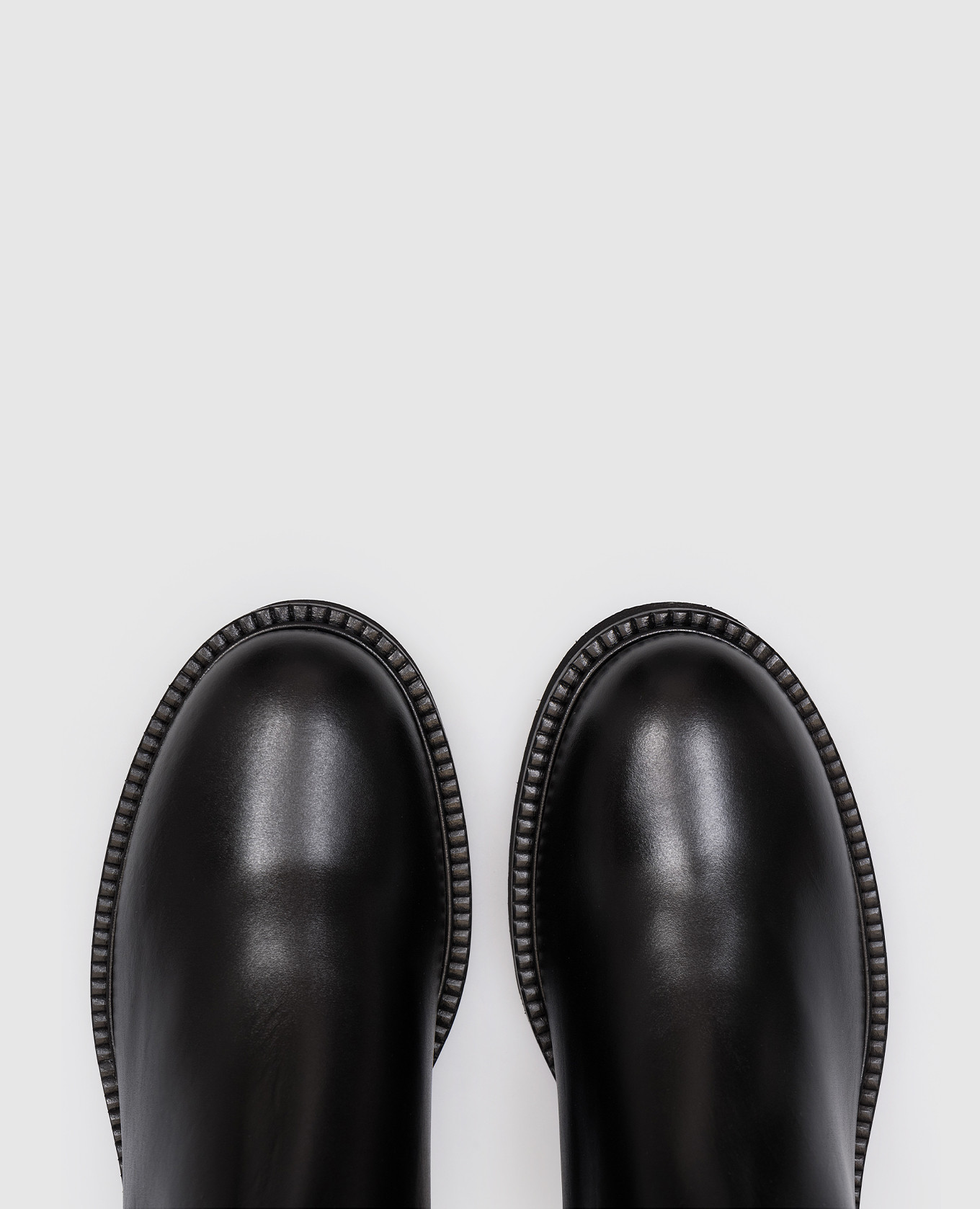 Black leather boots with Vlogo logo Valentino 4