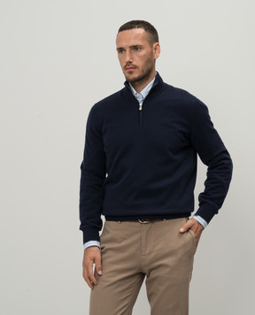 Brunello Cucinelli Blue cashmere jumper M2200124