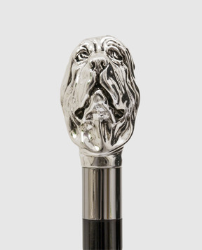 Pasotti Silver shoe horn with a handle in the shape of a mastiff's head PFPEXXCSF32