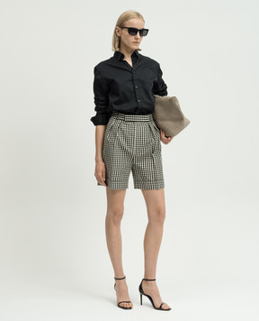 Khaite Plaid shorts 3074127W127