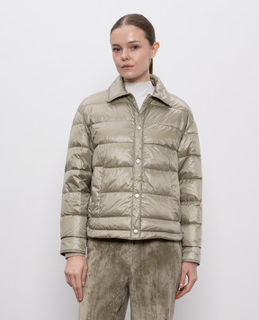 Peserico Green down jacket A2409102200