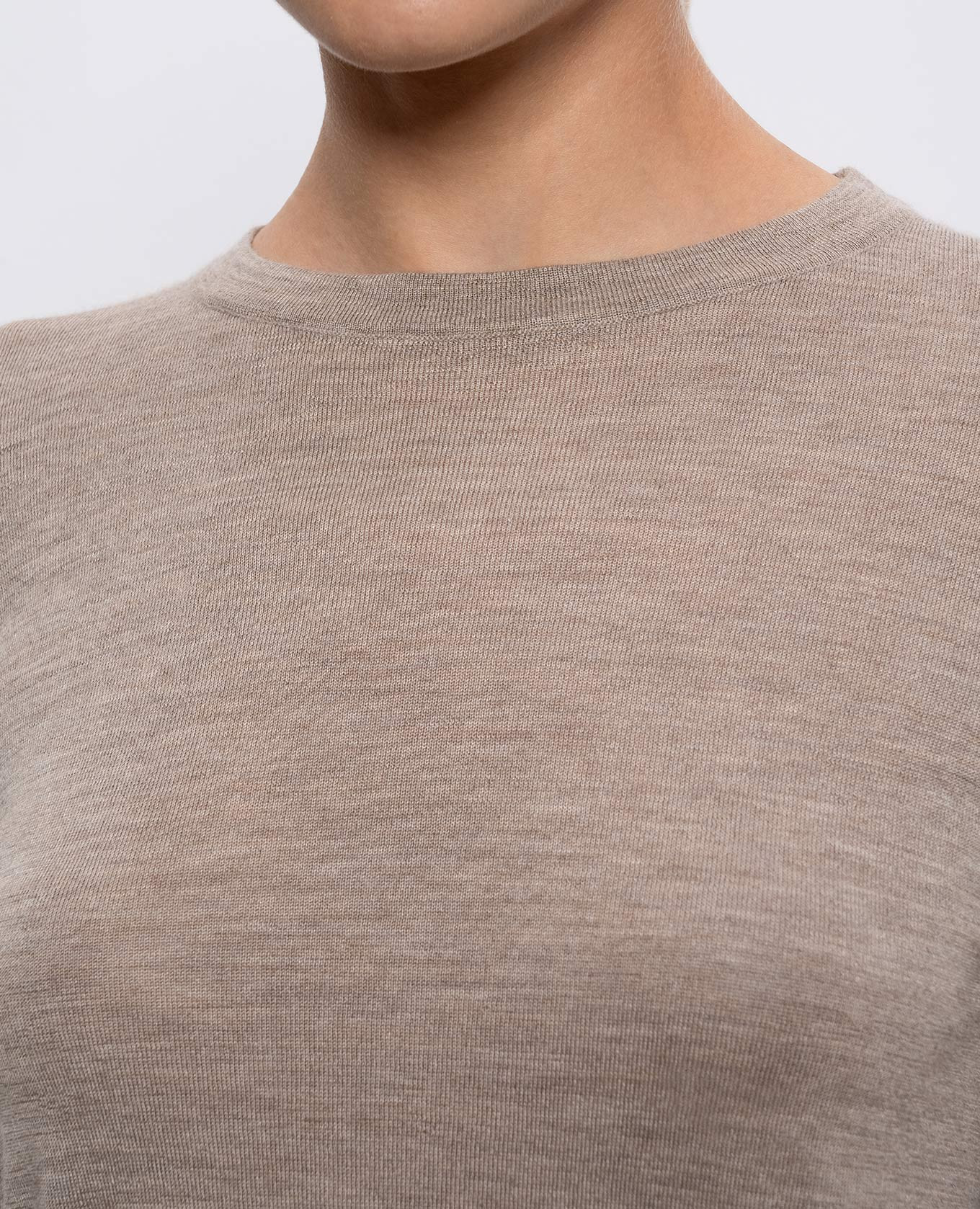 

Beige cashmere and silk jumper Brunello Cucinelli