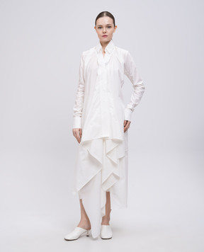 Marc Le Bihan White asymmetrical blouse 2622