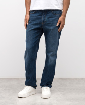 Givenchy Blue jeans with logo patch BM51MK516L