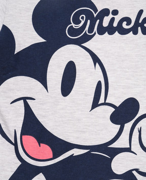 RiminiVeste Children's gray Disney pajamas with a Mickey print DYD6324C