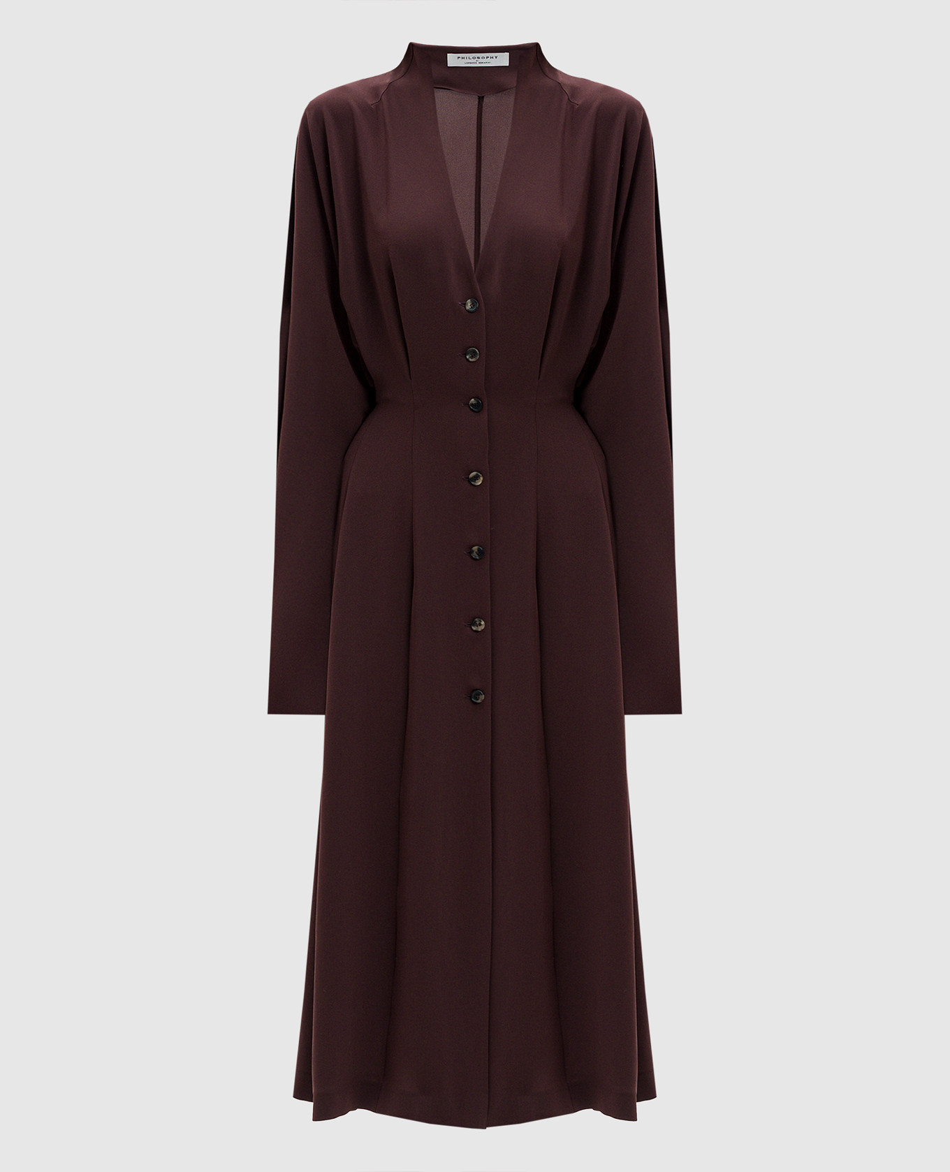 

Brown shirt dress Philosophy di Lorenzo Serafini