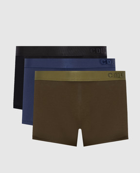 CDLP A set of boxer briefs with a logo pattern MUW002011723