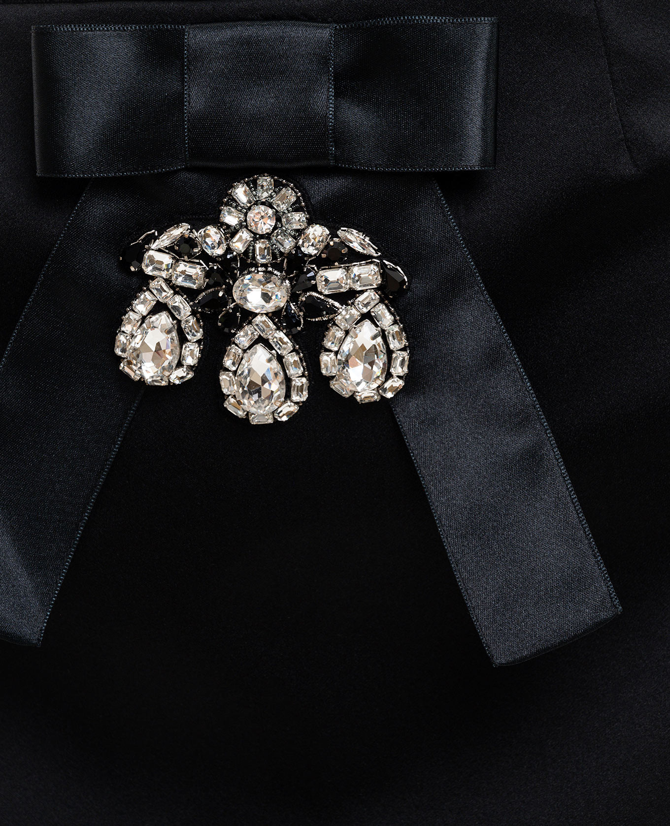 Black mini skirt with crystals Dolce&Gabbana 5