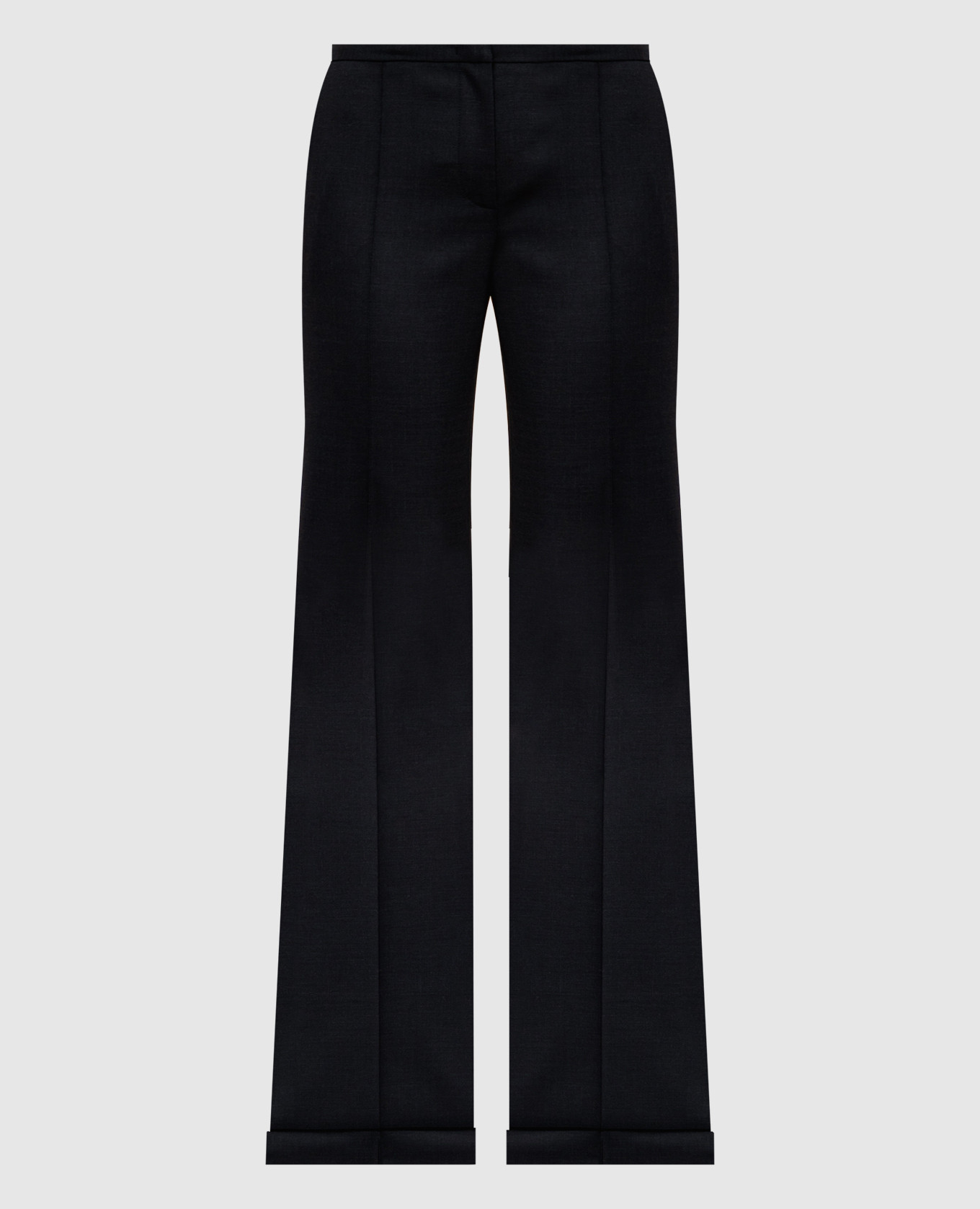 

Gray flared wool trousers with lapels Philosophy di Lorenzo Serafini, Grey