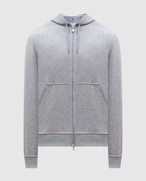 Brunello Cucinelli Grey melange sports jacket MM8319069G