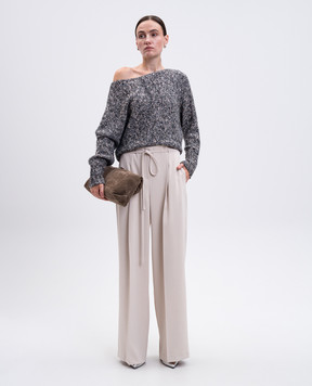 Twinset Beige pants with logo 252TF2011