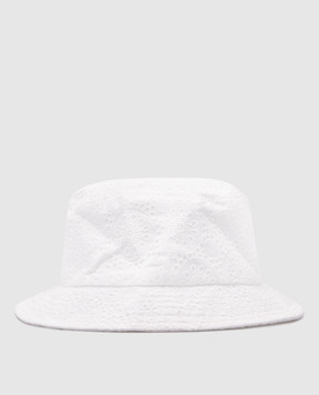 Vilebrequin Betty white panama with broderie embroidery BTTAV762