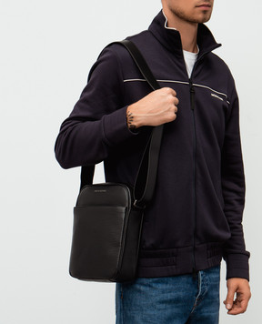 Orciani Black leather Business bag P00744PLS