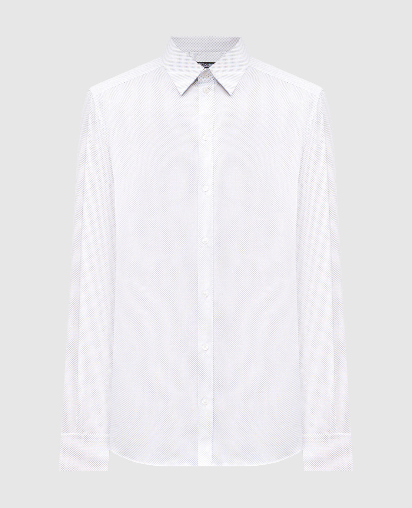 White shirt with a pattern Dolce&Gabbana