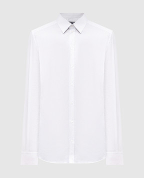 Dolce&Gabbana White shirt with a pattern G5KH7TFMRBO