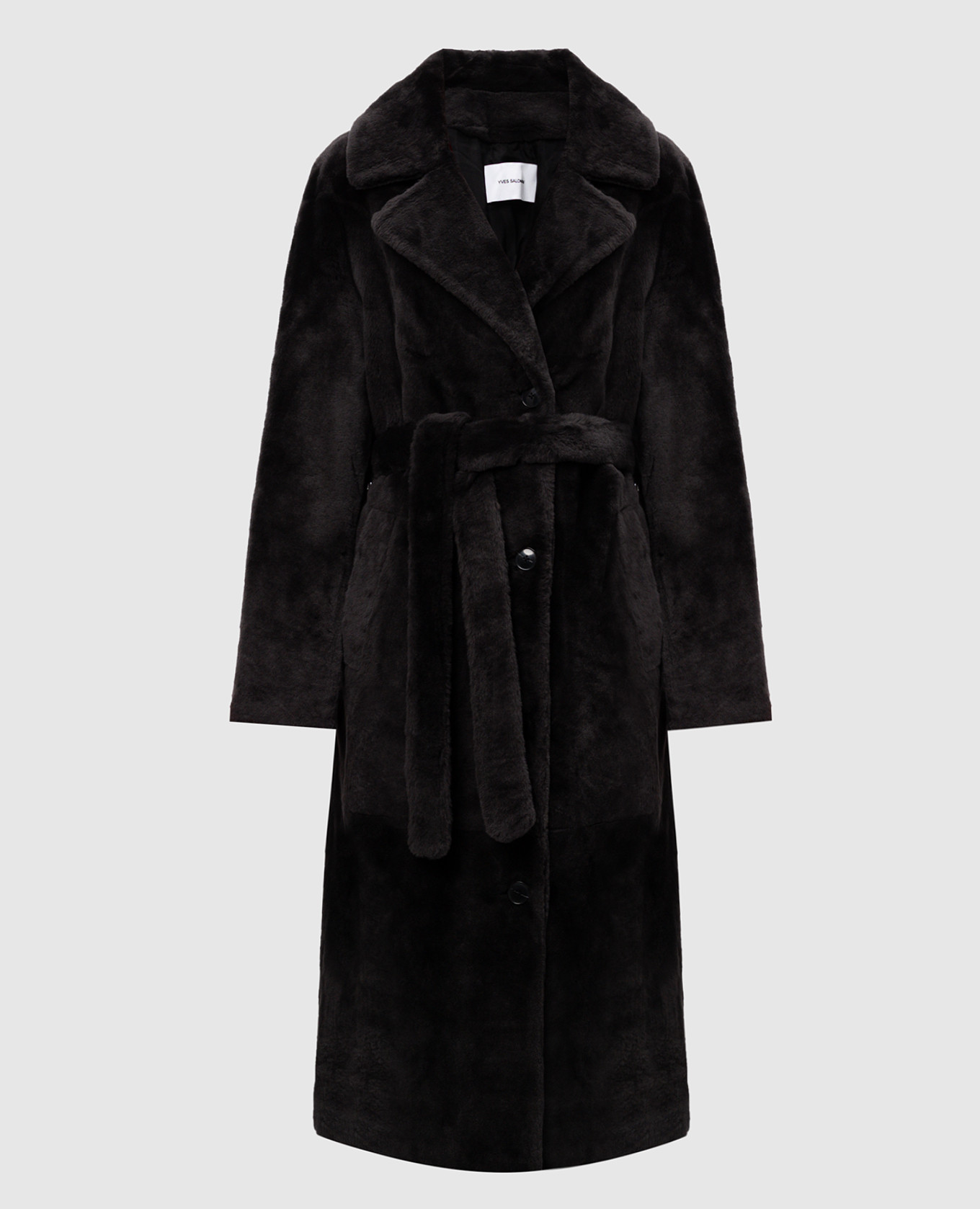 

Gray fur coat Yves Salomon, Grey
