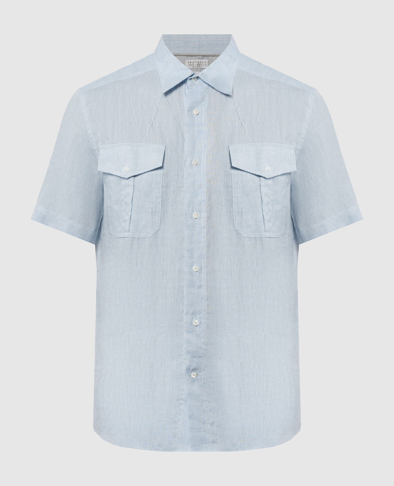 

Blue linen shirt Brunello Cucinelli, Light blue