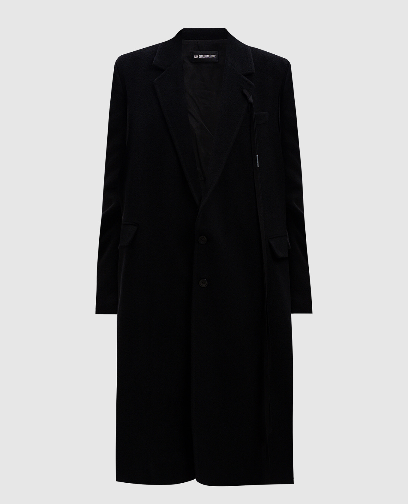 

Black wool and cashmere coat Ann Demeulemeester