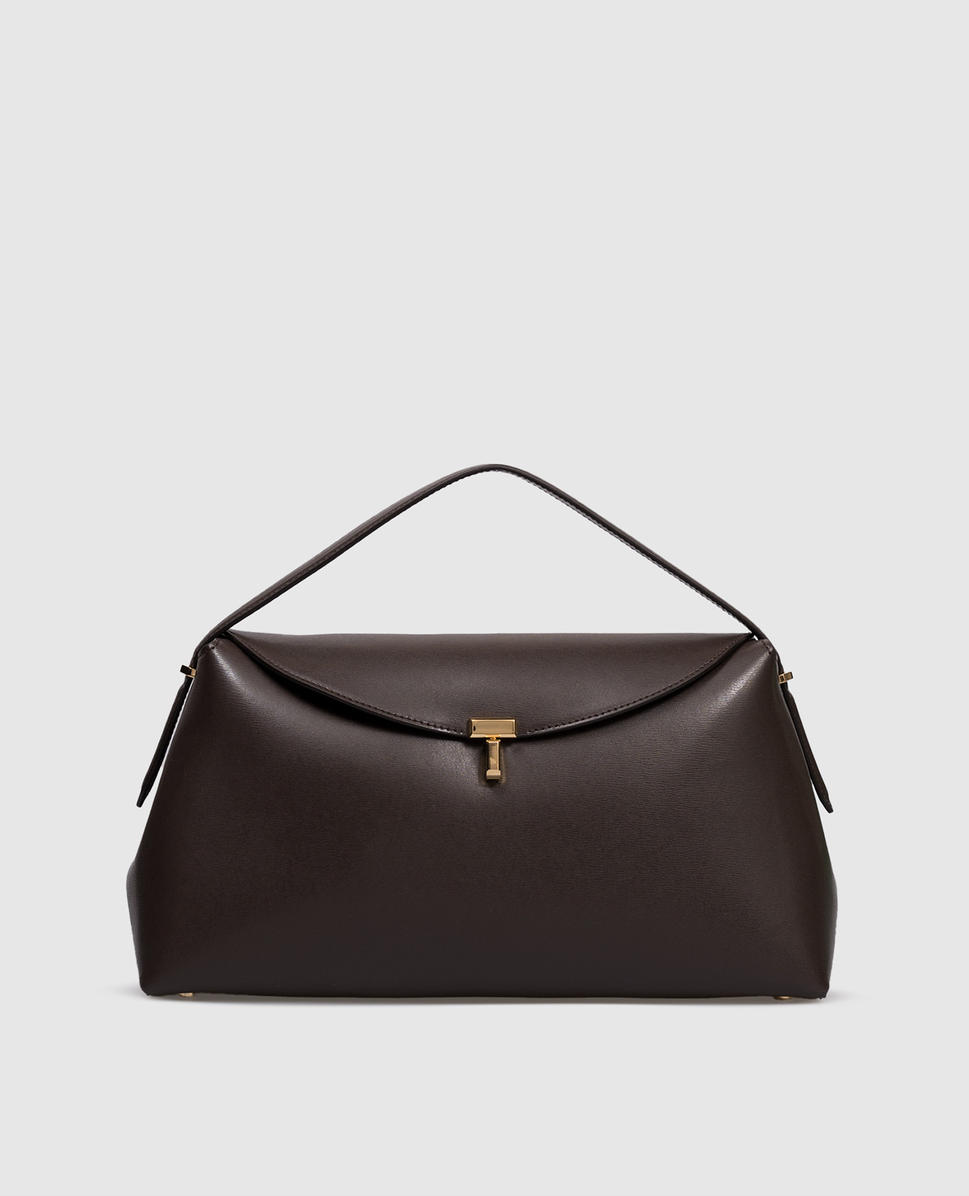 

Brown leather T-Lock bag Toteme