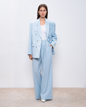 WARDROBE.NYC Blue double-breasted wool jacket W4007PC