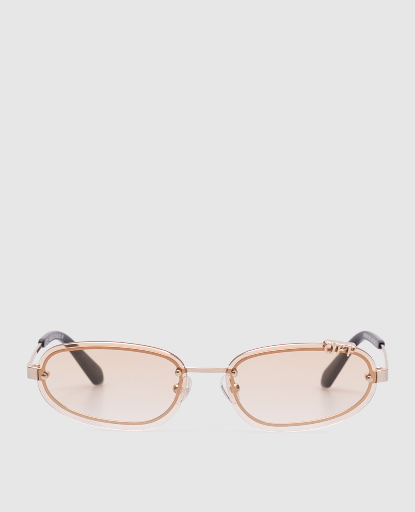 

Miami gold logo sunglasses Off-White, Golden