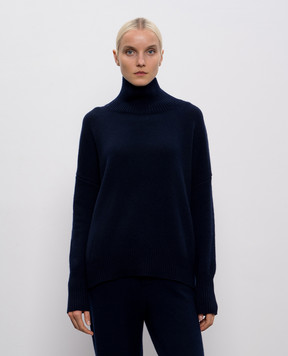 LISA YANG Heidi blue cashmere sweater 202113