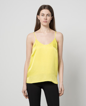 Twinset Yellow top with logo 241TT2163