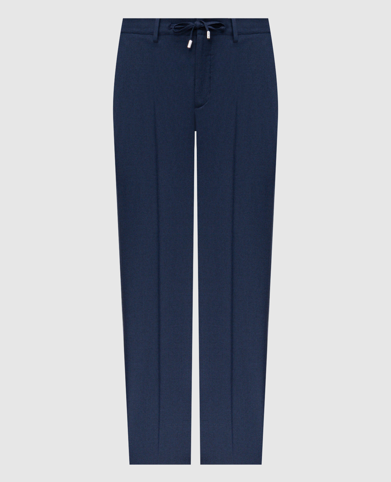 Blue wool pants Stefano Ricci
