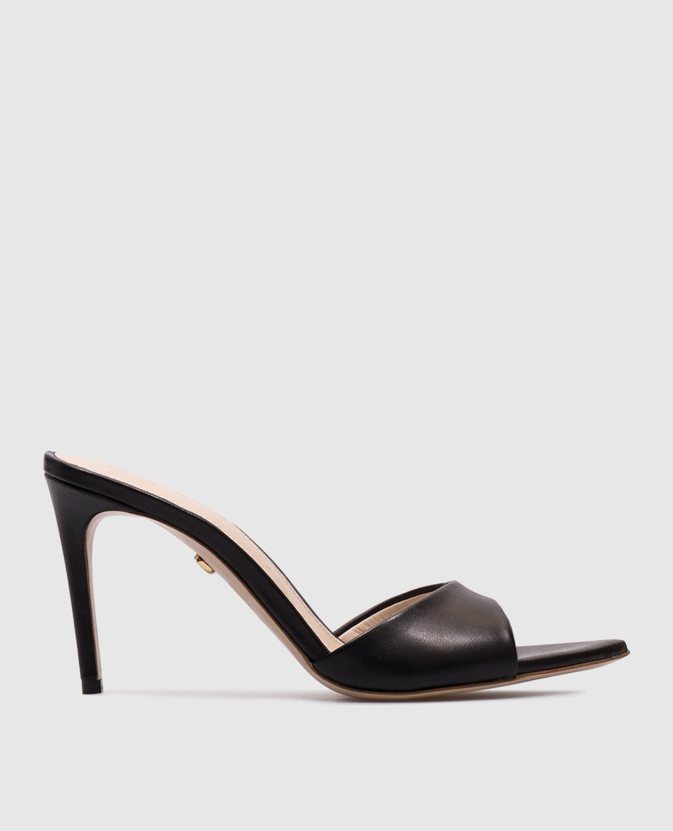 

Black leather mules Babe Pay Pls