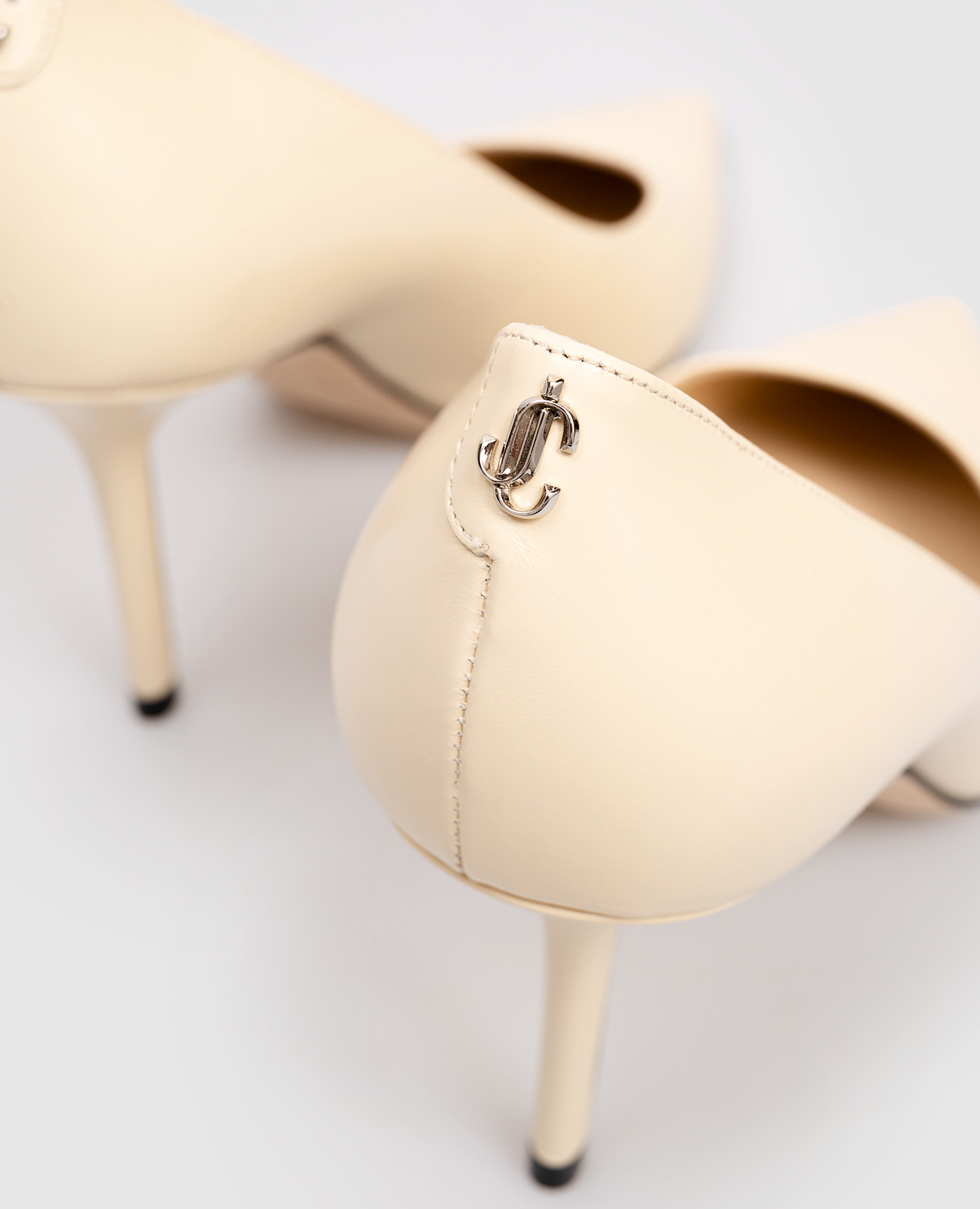

Beige leather Love shoes Jimmy Choo