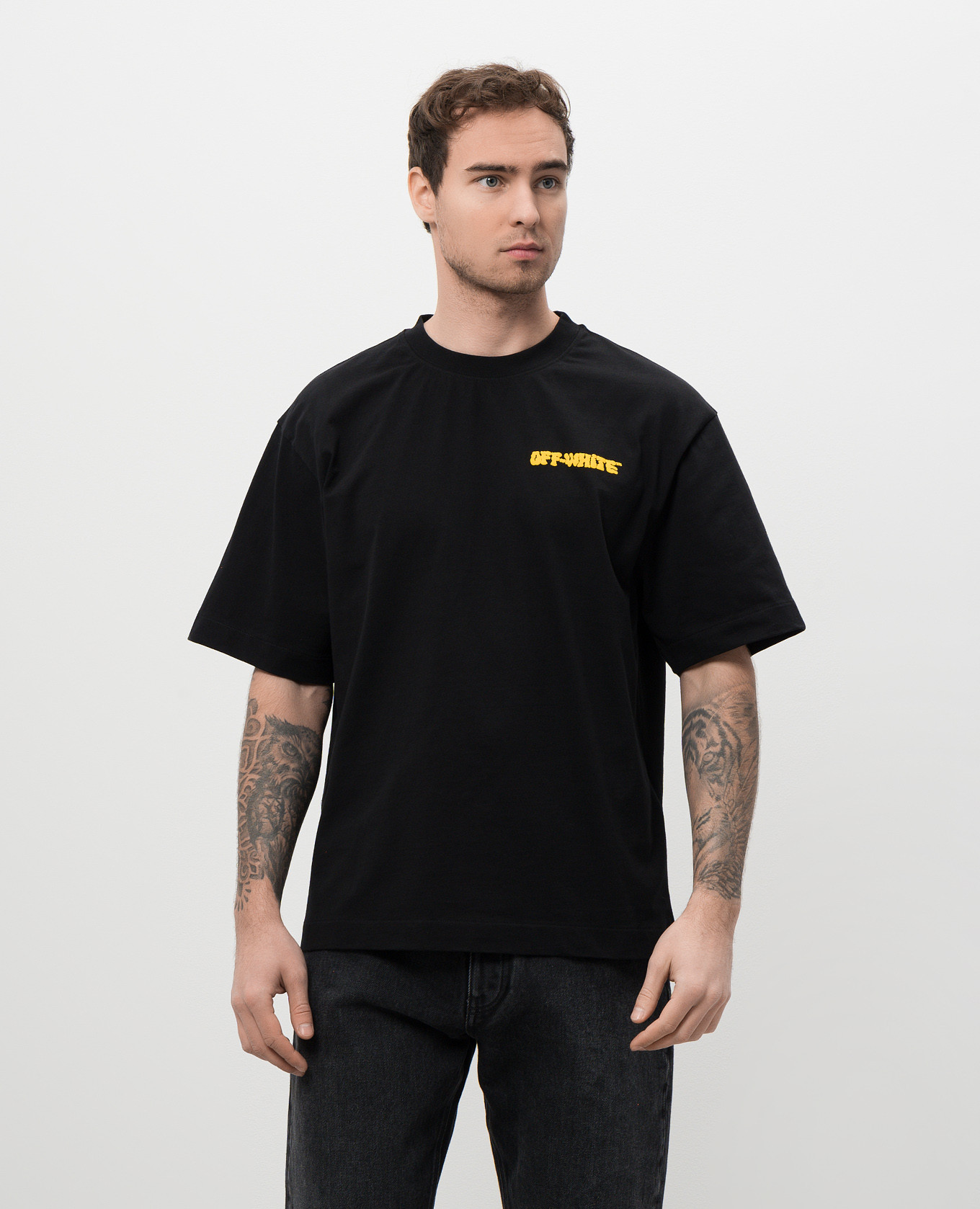 

Black t-shirt with logo print Off-White