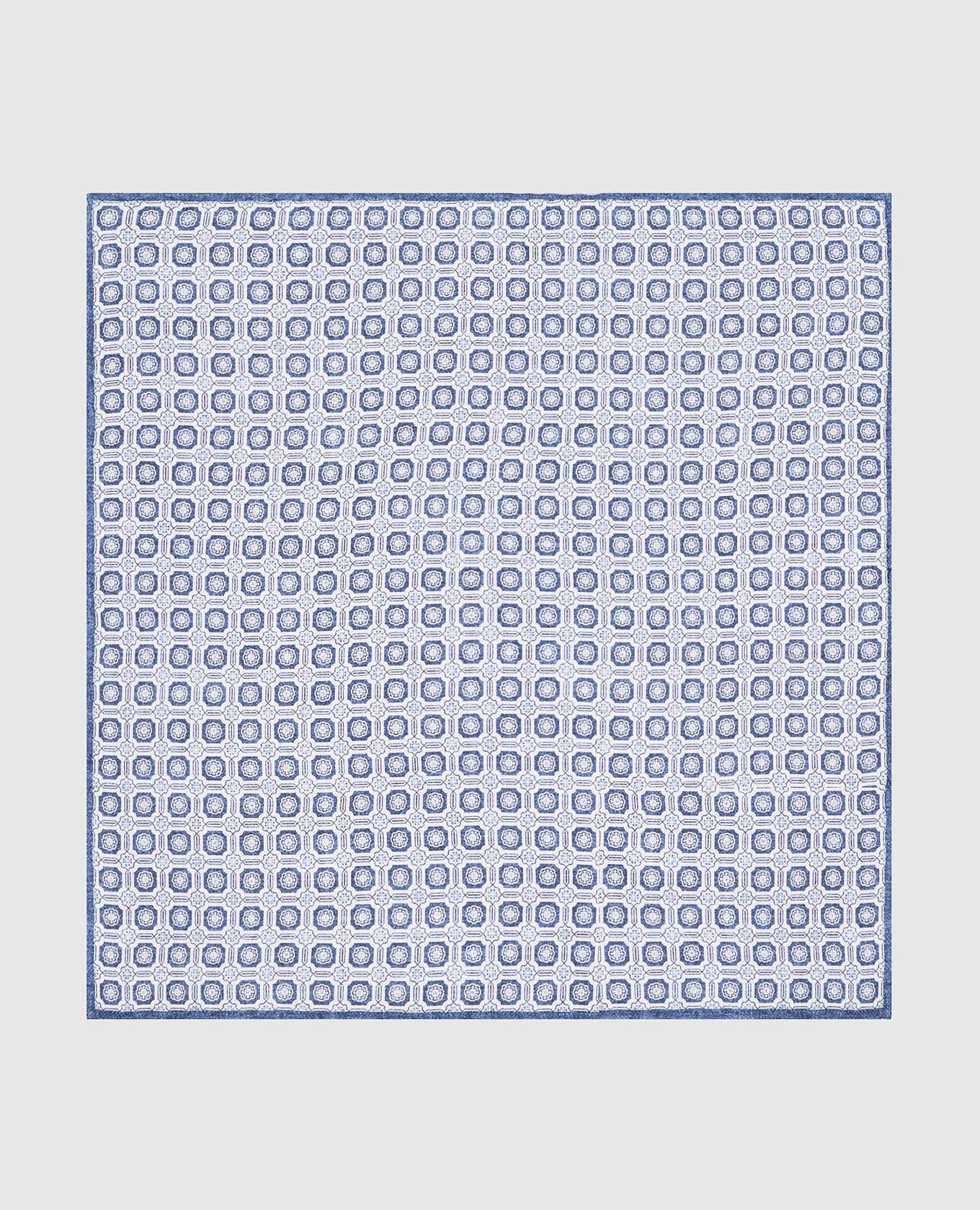 

Blue double-sided printed silk pachet Brunello Cucinelli