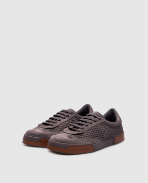Dolce&Gabbana Grey suede Portofino Yacht sneakers A20189A6688